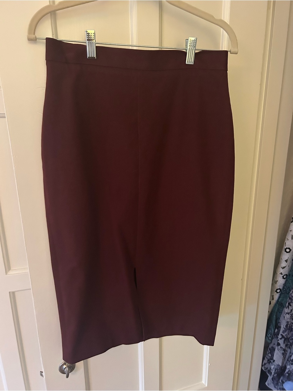 Banana Republic Pencil Skirt in Burgundy Wine